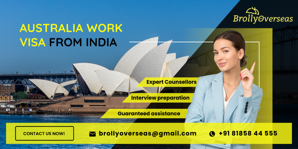 Australia work visa from india